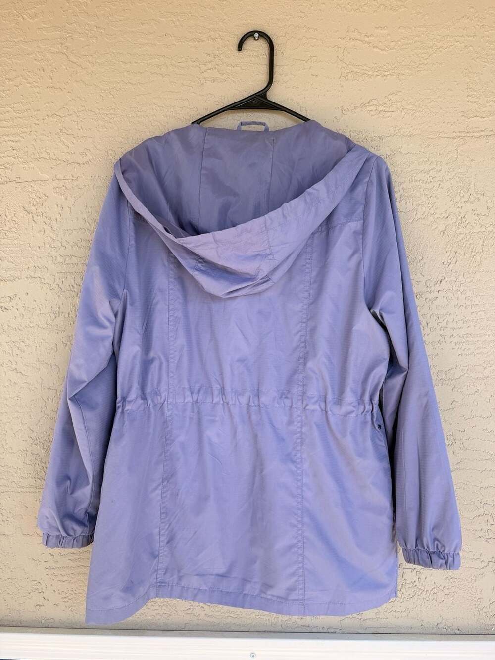 Sam Edelman Hooded Windbreaker Jacket, Periwinkle Blue, Size S - Picture 5 of 5